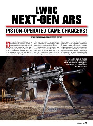 PISTON-OPERATED GAME CHANGERS! - LWRC International, LLC