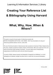 Guide to Harvard Referencing - Computer Arts Society