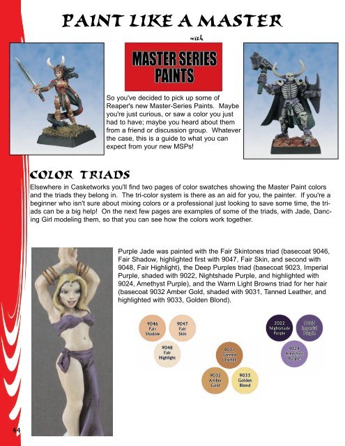 In This Issue: - Reaper Miniatures