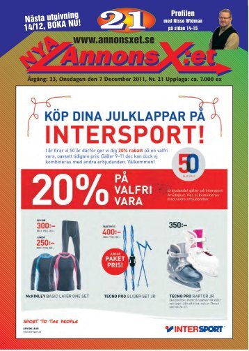 21 - Annons X:et