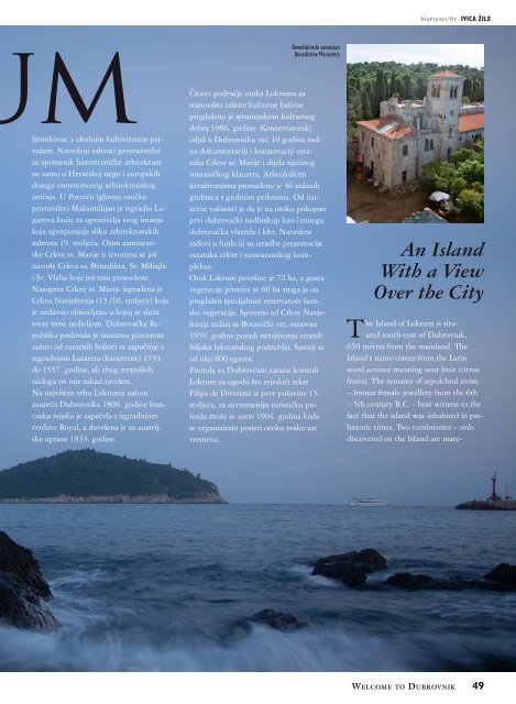 WELCOME Magazine 16 - TuristiÄka zajednica grada Dubrovnika