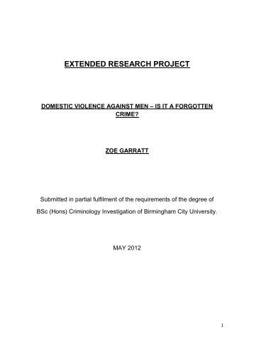 ZOE GARRATT DISSERTATION