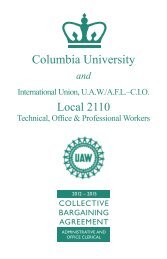 draft - Human Resources - Columbia University