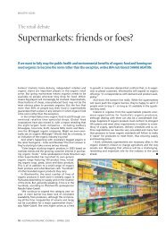 Supermarkets: friends or foes? - Biological Farmers of Australia