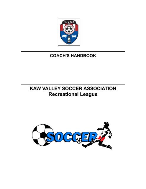 Recreation Coaches Handbook - Kaw Valley