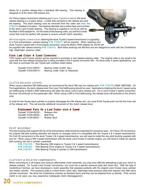 Land Cruiser manual - Advance Adapters