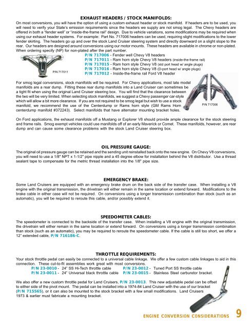 Land Cruiser manual - Advance Adapters