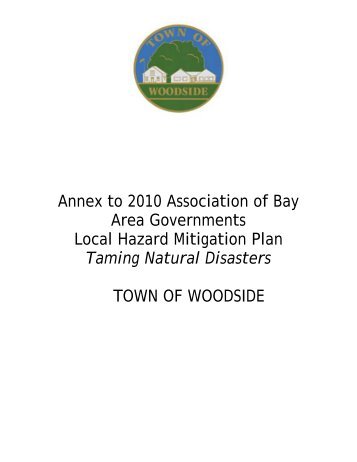 Town of Woodside - ABAG Earthquake and Hazards Program - State ...