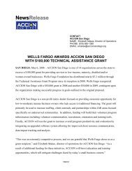 ACCION San Diego Receives $50000 Multi-year TA Grant from ...