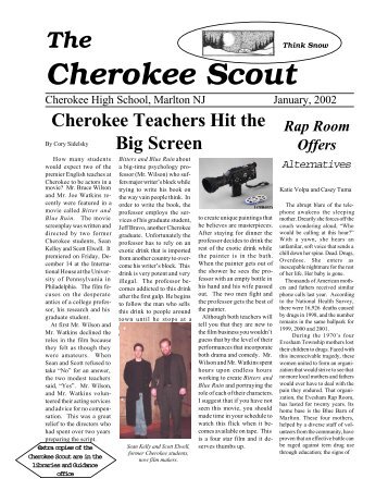 January 2002 - Cherokee High School Virtual Library