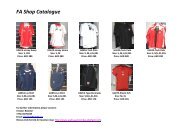 FA Shop Catalogue