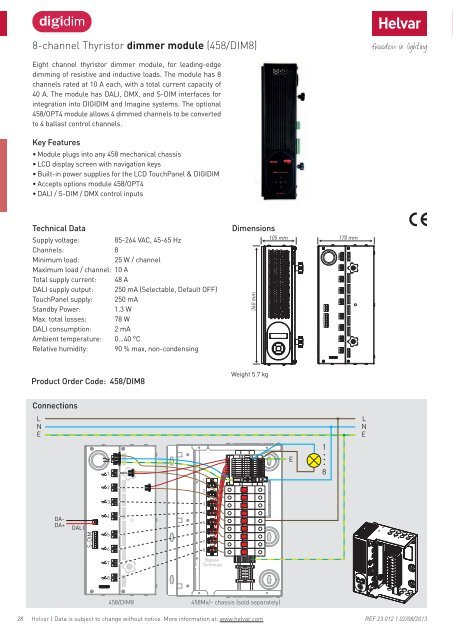 Helvar Lighting Controls 2013/14