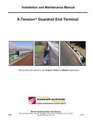 X-Tension End Terminal Installation Manual - Impactabsorption.com
