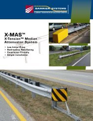 X-Tension Median - Impact Absorption Inc