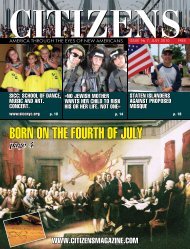 Born on the Fourth oF July - support citizens magazine