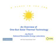 An Overview of One-Sun Solar Thermal Technology