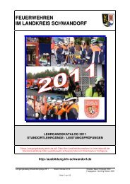 Landkreis Schwandorf - Kreisfeuerwehrverband Schwandorf e. V.