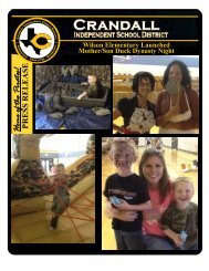 Hom e of the Pirates! - Crandall, Texas ISD