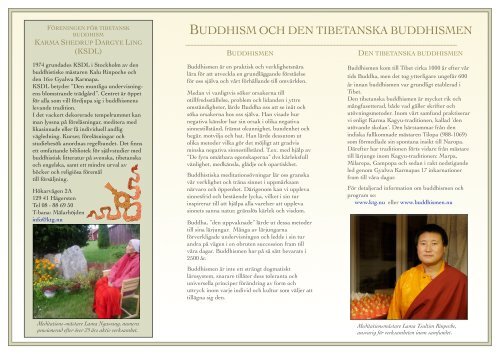 KTGbroschyr - Samfund fÃ¶r tibetansk buddhism