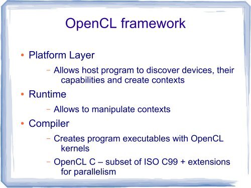 Introduction to OpenCL