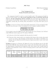 HEC Paris Professor Ioanid Rosu MBA Financial Markets Fall 2012 ...