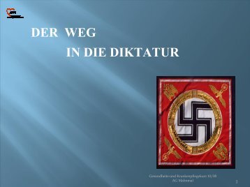 Der Weg in die Diktatur - AWO Psychiatriezentrum