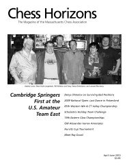 Download This Issue (PDF) - The Massachusetts Chess Association