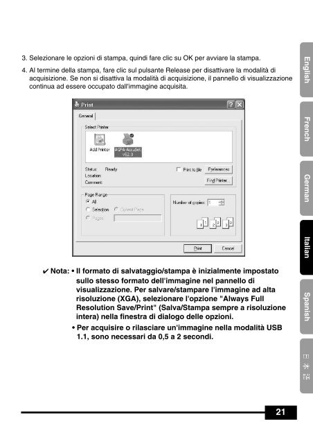 Samsung Digital Presenter Manuale d'uso del software - Medium