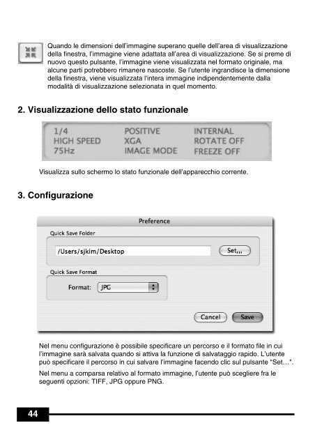 Samsung Digital Presenter Manuale d'uso del software - Medium