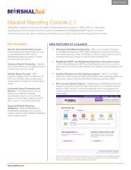 What's New in MailMarshal Reporting Console - NwTech