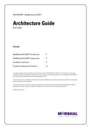 MailMarshal SMTP 6.0 Architecture Guide - NwTech