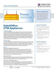 Safe@Office UTM appliances - Tech Data Corporation