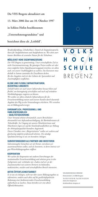 Landesbibliothek - Volkshochschule Bregenz