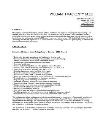 attached is my resumes