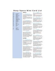 Deep Space Nine Card List - Star Trek CCG @ www.germes.org