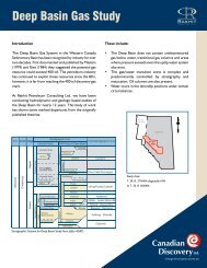 Deep Basin Gas Study - Canadian Discovery Ltd.