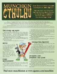 Munchkin Cthulhu Rules (PDF)