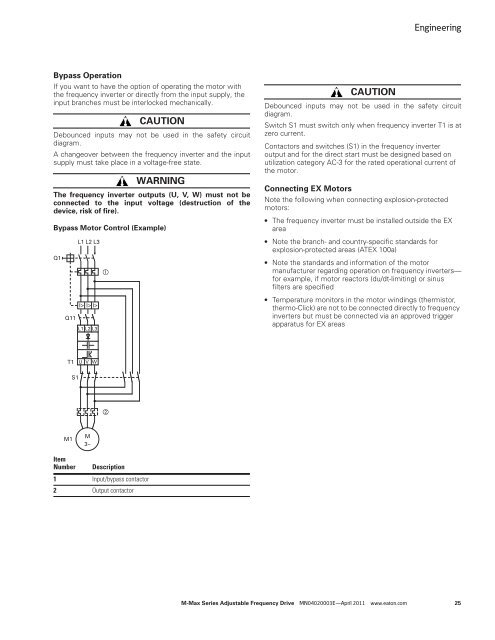 M-Maxâ„¢ Series Adjustable Frequency Drive - Eaton Corporation