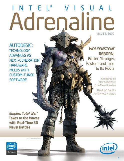 Magazine Advertisement Intel Intel Visual Adrenaline Magazine, Issue 3, 2009