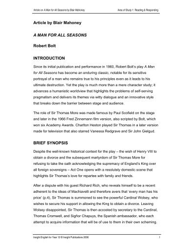 Research Essay Proposal Example A Man For All Seasons Essay When Looking At The Play A Man For All My English Class Essay also Essay Writing Examples For High School Seasons Essay Underfontanacountryinncom Thesis Statement For Argumentative Essay