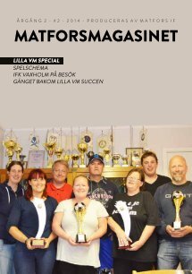 Matfors IF  Lilla VM - Matforsmagasinet - Micke Perssons minnesfond