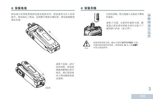 MOTOTRBO XiR P8200/XiR P8208 æ æ¾å±ææå¯¹è®²æºç¨æ·æå