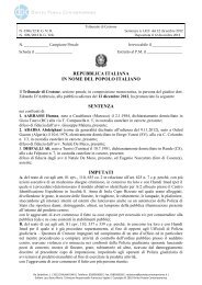 sentenza del Tribunale di Crotone - Diritto Penale Contemporaneo
