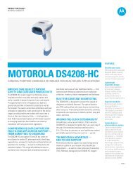 Download a datasheet for Motorola DS4208-HC. - RMS Omega ...