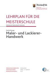 Maler und Lackierer-Handwerk - BBS-Server Rheinland-Pfalz