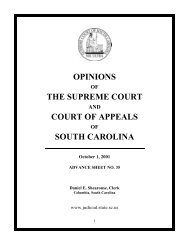opinions the supreme court court of - SC Judicial Department
