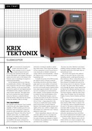 KRIX TEKTONIX - Ultra High-End Audio and Home Theater Review