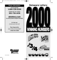 2000 - The Delaware Lottery