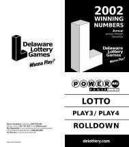 2002 - The Delaware Lottery