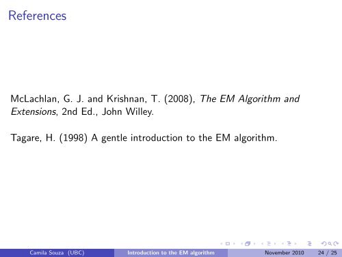 Introduction to the EM algorithm - Department of Statistics